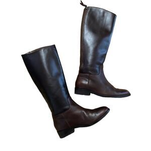 Cole Haan Ridding Style Womens Leather Brown Boots Vintage Size 5